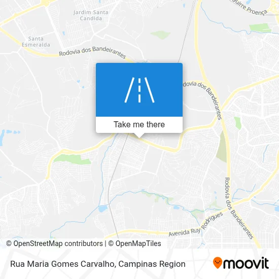 Rua Maria Gomes Carvalho map