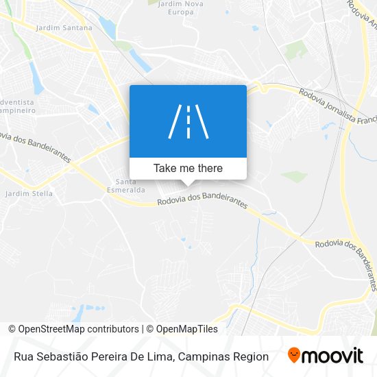 Rua Sebastião Pereira De Lima map