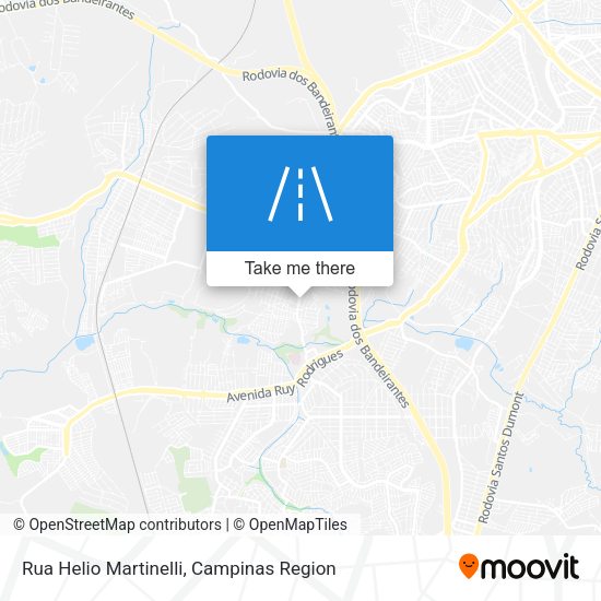 Rua Helio Martinelli map