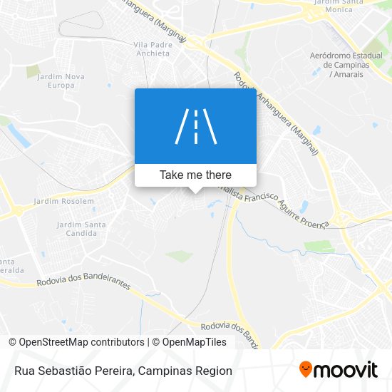 Rua Sebastião Pereira map