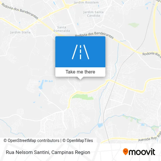 Rua Nelsom Santini map