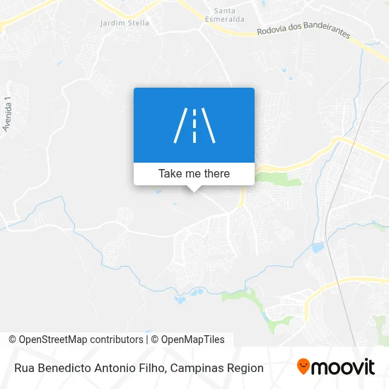 Rua Benedicto Antonio Filho map
