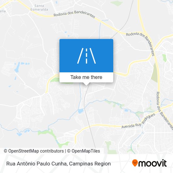 Rua Antônio Paulo Cunha map