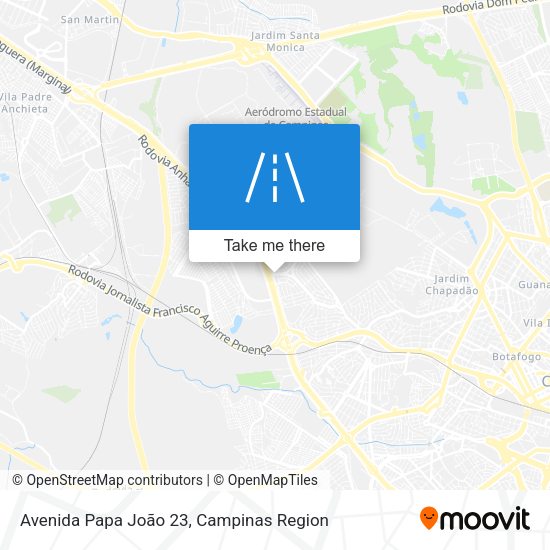 Avenida Papa João 23 map