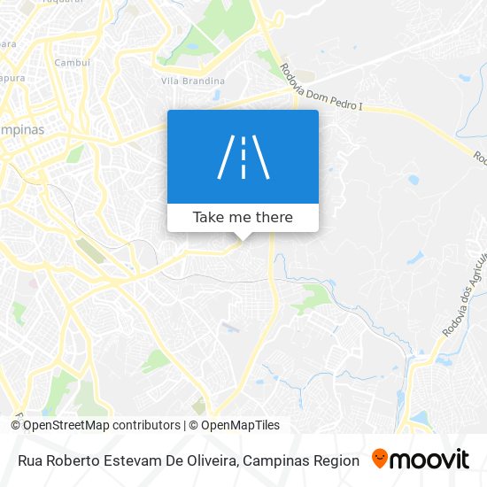 Rua Roberto Estevam De Oliveira map