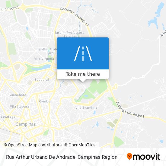 Mapa Rua Arthur Urbano De Andrade