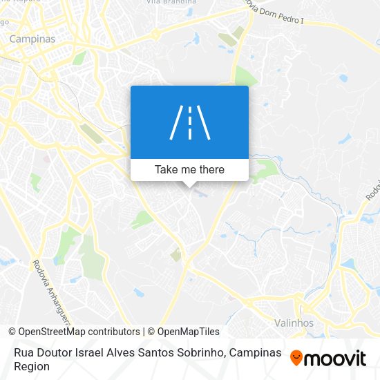 Rua Doutor Israel Alves Santos Sobrinho map