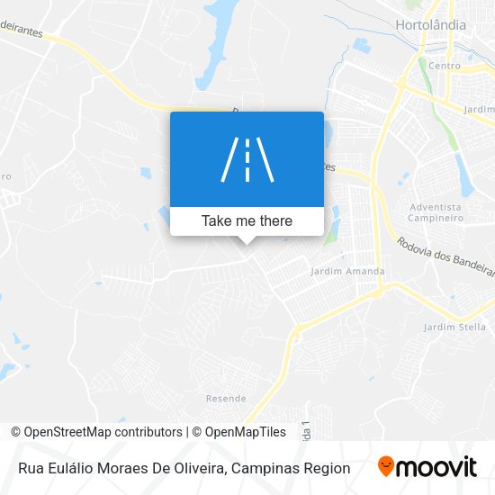 Rua Eulálio Moraes De Oliveira map