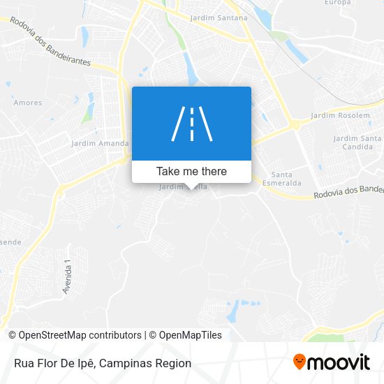 Rua Flor De Ipê map