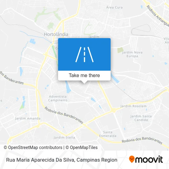 Rua Maria Aparecida Da Silva map