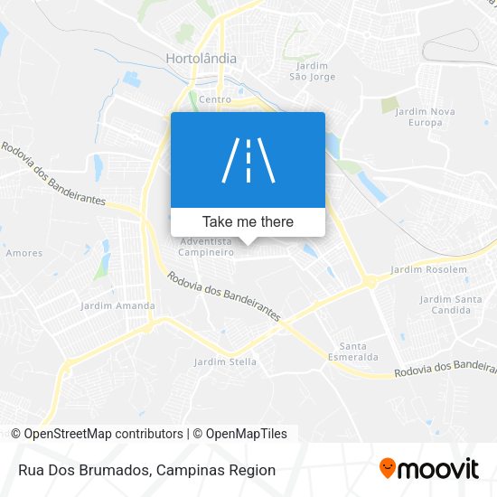 Rua Dos Brumados map