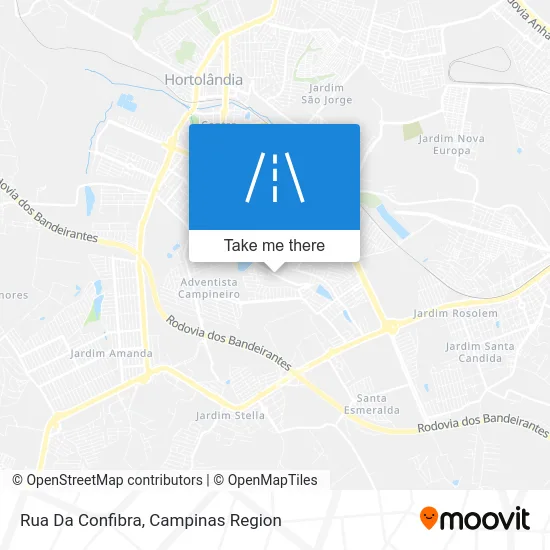 Rua Da Confibra map