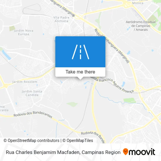 Rua Charles Benjamim Macfaden map