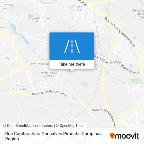 Rua Capitão João Gonçalves Pimenta map