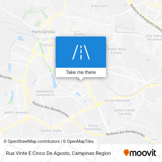 Rua Vinte E Cinco De Agosto map