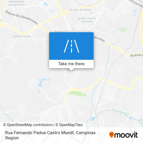 Rua Fernando Padua Castro Mundt map