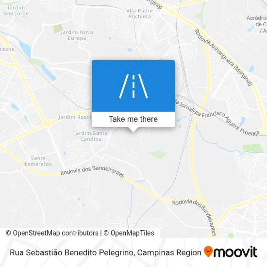 Rua Sebastião Benedito Pelegrino map
