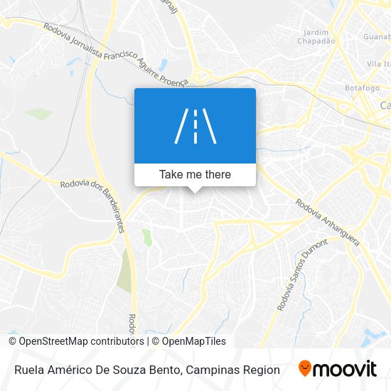 Ruela Américo De Souza Bento map