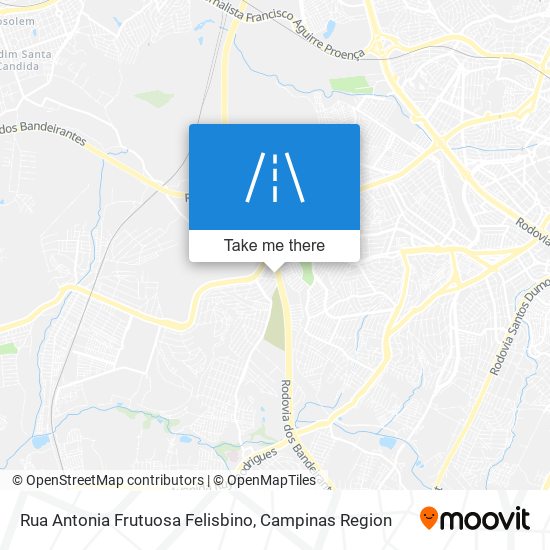 Rua Antonia Frutuosa Felisbino map