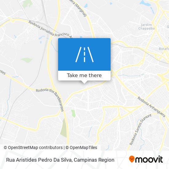 Mapa Rua Aristides Pedro Da Silva