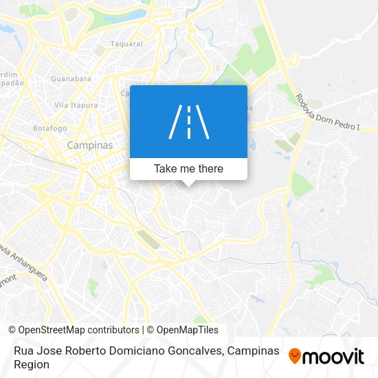 Rua Jose Roberto Domiciano Goncalves map