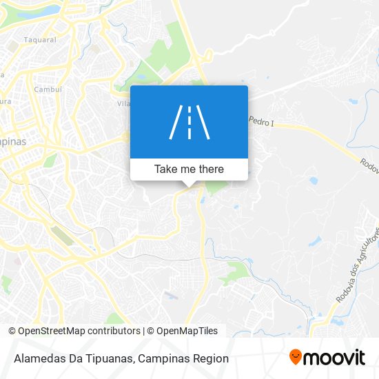 Alamedas Da Tipuanas map