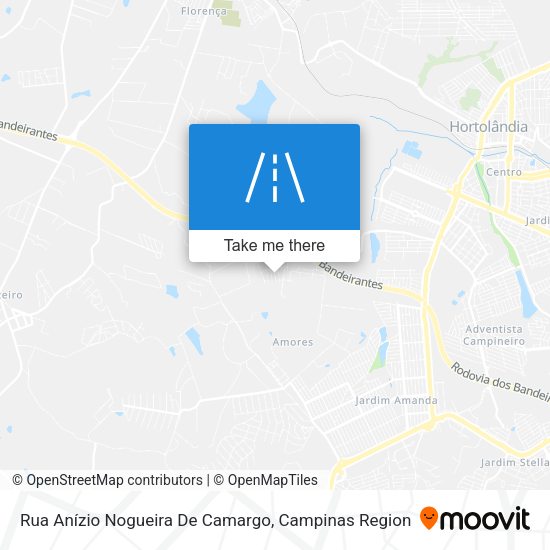 Rua Anízio Nogueira De Camargo map