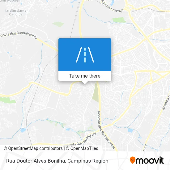 Rua Doutor Alves Bonilha map