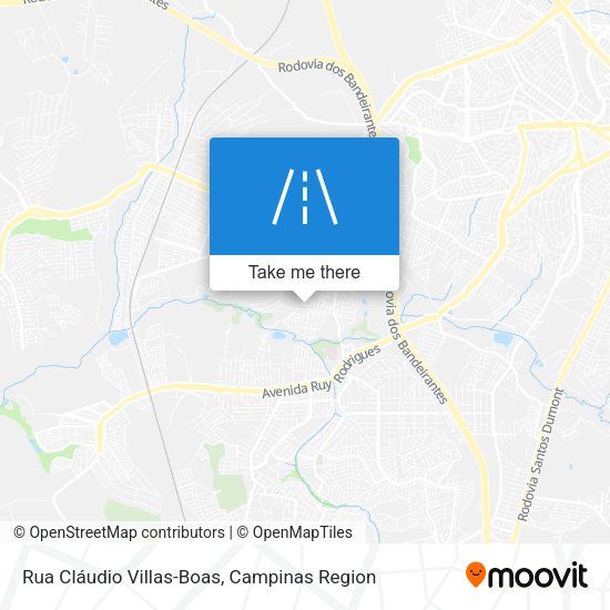 Rua Cláudio Villas-Boas map