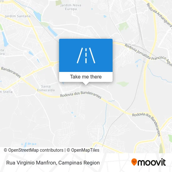 Rua Virginio Manfron map