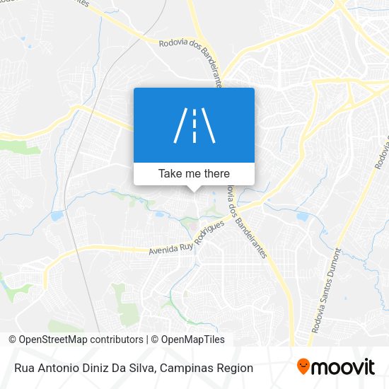 Rua Antonio Diniz Da Silva map