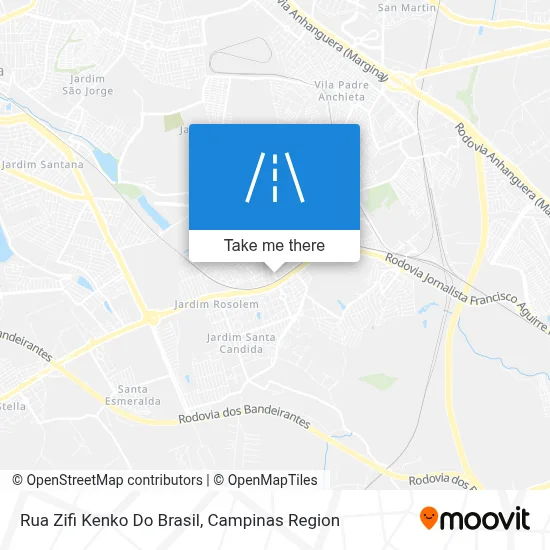 Rua Zifi Kenko Do Brasil map