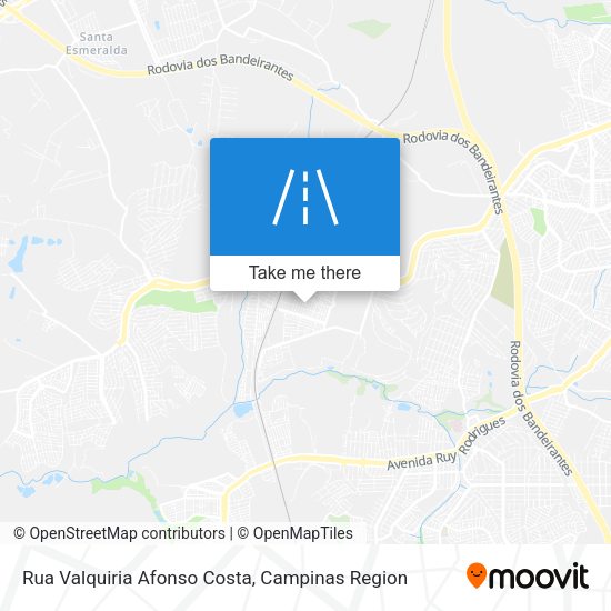 Rua Valquiria Afonso Costa map
