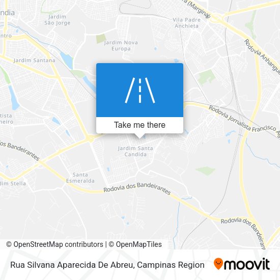 Rua Silvana Aparecida De Abreu map