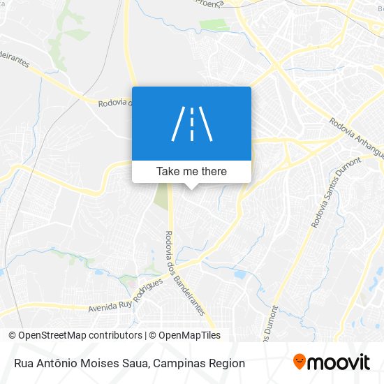 Rua Antônio Moises Saua map