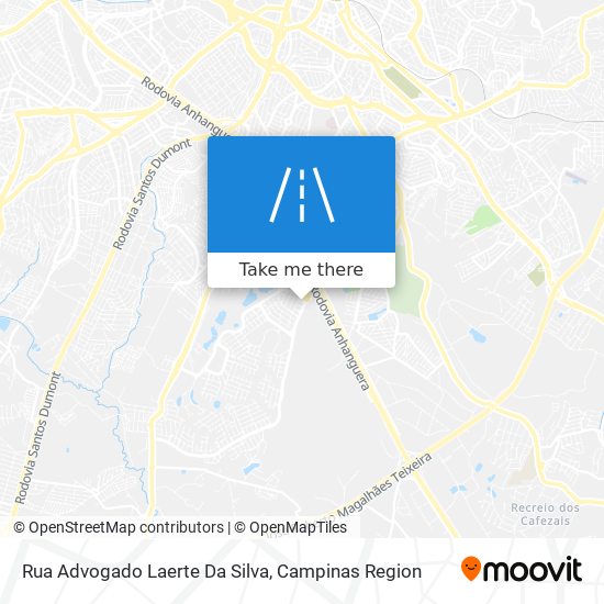 Mapa Rua Advogado Laerte Da Silva