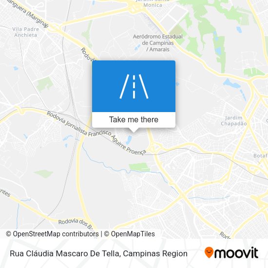 Rua Cláudia Mascaro De Tella map