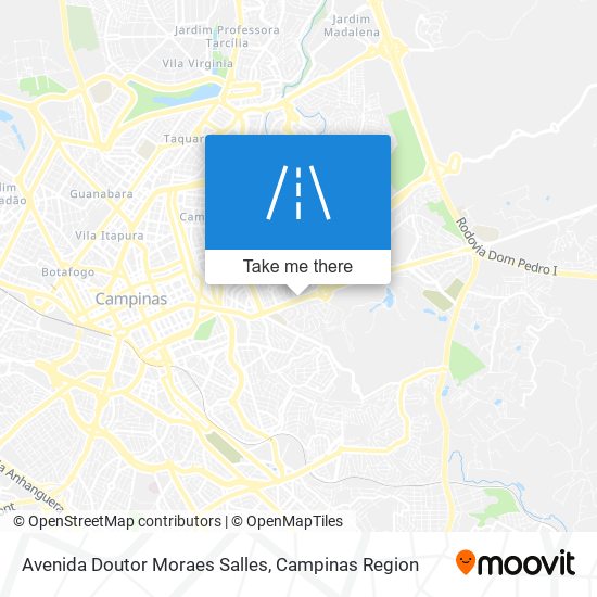 Mapa Avenida Doutor Moraes Salles