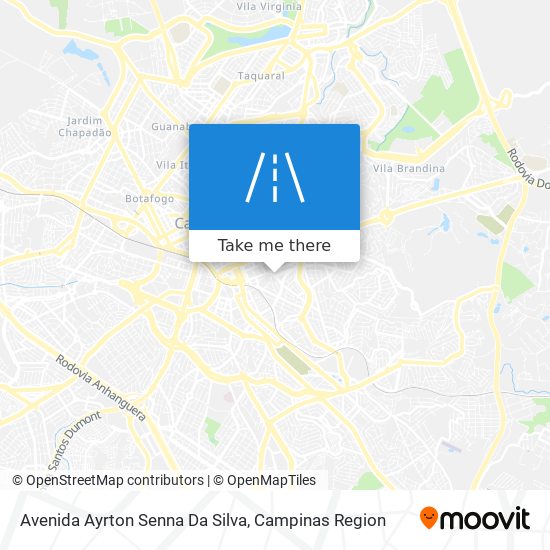 Avenida Ayrton Senna Da Silva map