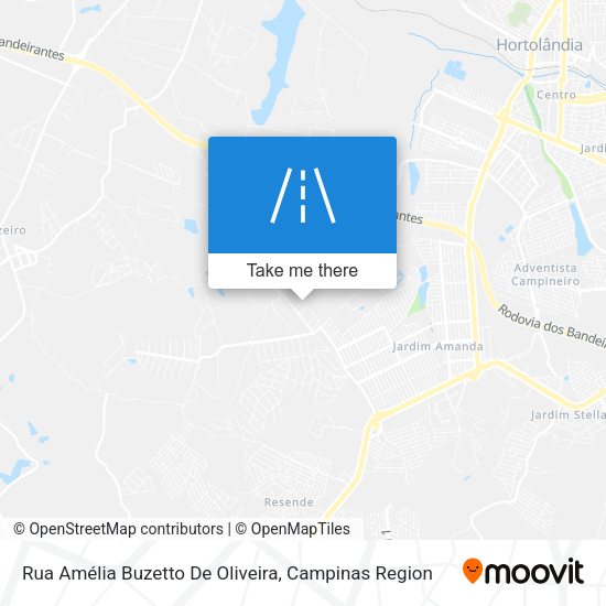 Rua Amélia Buzetto De Oliveira map