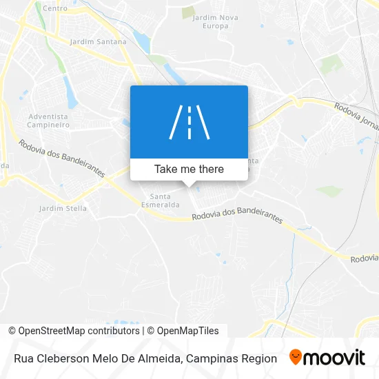 Rua Cleberson Melo De Almeida map
