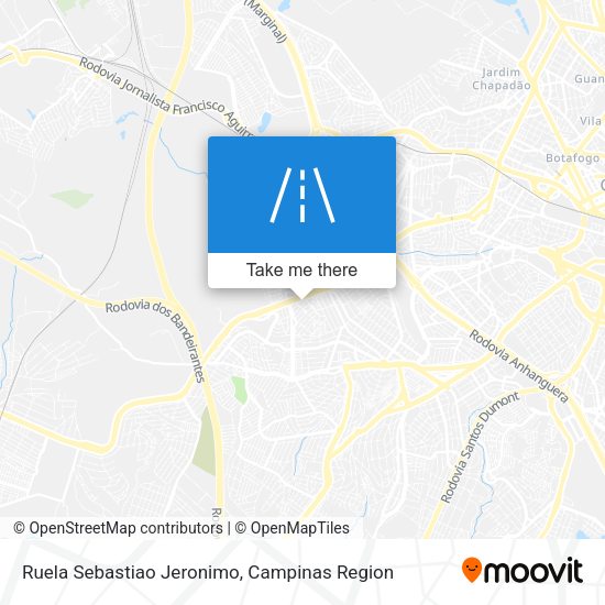 Ruela Sebastiao Jeronimo map