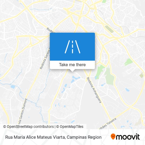 Mapa Rua Maria Alice Mateus Viarta