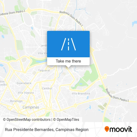 Rua Presidente Bernardes map
