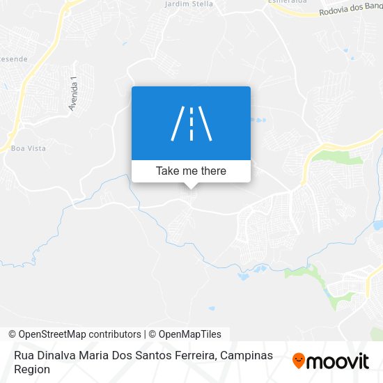 Rua Dinalva Maria Dos Santos Ferreira map