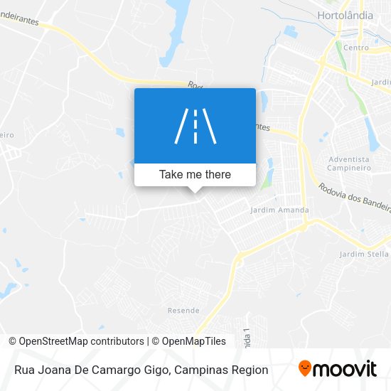 Rua Joana De Camargo Gigo map