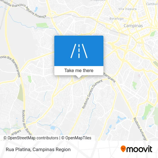 Rua Platina map