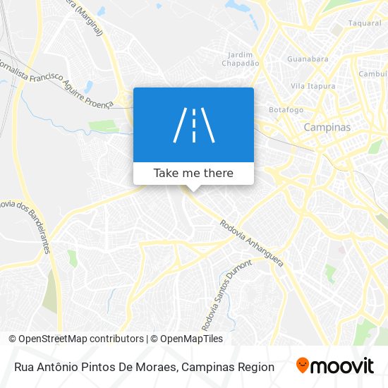 Mapa Rua Antônio Pintos De Moraes