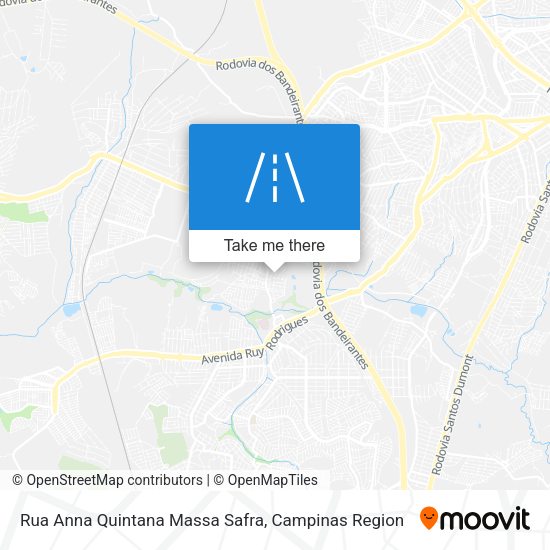 Rua Anna Quintana Massa Safra map