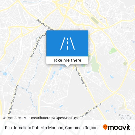 Rua Jornalista Roberto Marinho map